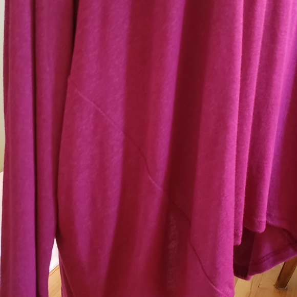 Ava & Viv Sweater Top Plus 3X Long Sleeve Berry Purple NWT - Picture 13 of 15